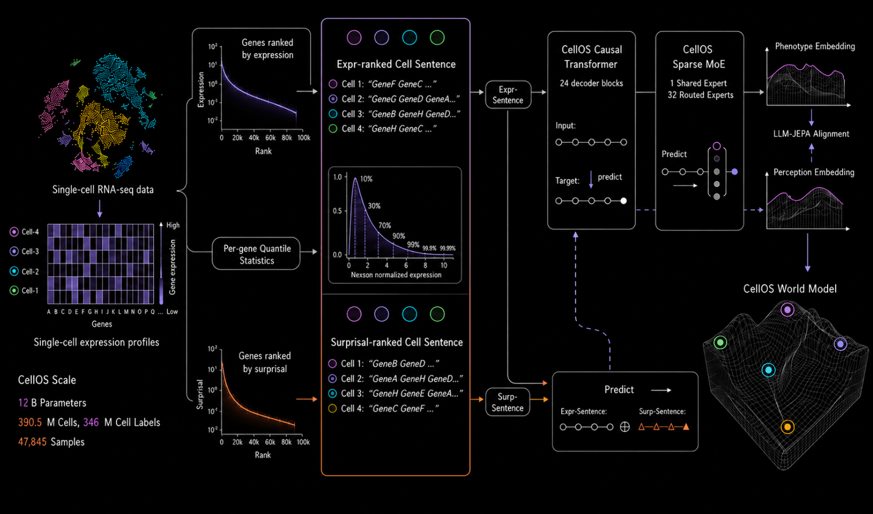 The World's First LLM-JEPA Virtual Cell World Model